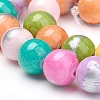 Natural Mashan Jade Beads Strands G-G833-6mm-14-3