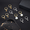 40Pcs 2 Colors 304 Stainless Steel Leverback Earring Findings STAS-UN0046-30-2