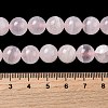 Natural Pink Calcite Beads Strands G-Z103-A01-10mm-5