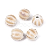 Vintage Porcelain Corrugated Beads LS-PORC-N013-11T-1