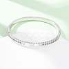304 Stainless Steel Micro Pave Cubic Zirconia Hinged Bangles for Women BJEW-Z146-03P-1