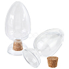 Glass Bell Jars with Cork AJEW-WH0609-726-1