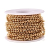 PVD Vacuum Plating 304 Stainless Steel Ball Chains CHS-F009-01D-G-2