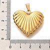 PVD Vacuum Plating 304 Stainless Steel Pendants STAS-U035-27G-3