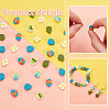 PandaHall Elite 120Pcs 6 Colors Easter Themed Handmade Polymer Clay Beads CLAY-PH0001-92-4