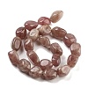 Natural Strawberry Quartz Beads Strands G-Z061-A06-01-3