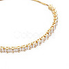 Cubic Zirconia Tennis Bracelet BJEW-T020-03A-02G-2