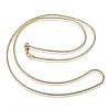304 Stainless Steel Snake Chain Necklaces NJEW-D285-03G-1