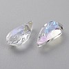 Embossed Glass Rhinestone Pendants GLAA-J101-06A-001MO-2