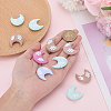 12Pcs Silicone Beads SIL-BM0001-03-3