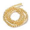 Electroplate Glass Bead Strands EGLA-R015-4mm-30-4