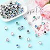 Alloy Acrylic European Beads FIND-YWC0011-04A-5
