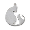 304 Stainless Steel Pendants STAS-I327-02P-01-1