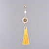 Polyester Tassel Big Pendant Decorations HJEW-JM00379-M-4