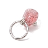 30Pcs 30 Styles Natural & Synthetic Mixed Gemstone Chip Charms PALLOY-JF02874-01-6