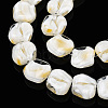 Handmade Milleflori Glass Beads Strands X-LAMP-M018-01A-09-3