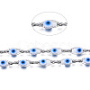 304 Stainless Steel Textured Oval Cable Chains CHS-T003-33P-01-4