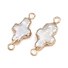 Natural Keshi Pearl Cross Links KK-D423-05G-2