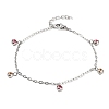 304 Stainless Steel Rhinestone Bracelets BJEW-Q038-10P-4