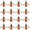 40Pcs Alloy Enamel Pendants FIND-SC0007-62-1