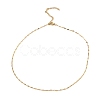 10Pcs PVD Vacuum Plating  304 Stainless Steel Dapped Chain Necklaces Set NJEW-K254-02G-1
