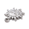 Non-Tarnish 304 Stainless Steel Pendants LS-STAS-A063-16P-3