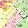 Opaque & Transparent Acrylic Beads MACR-YW0002-01D-4