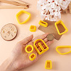 FASHEWELRY 18Pcs 18 Style Plastic Clay Cutters DIY-FW0001-21-15