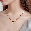 100Pcs Christmas Alloy Enamel Charms JX156A-4