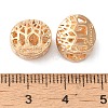 Rack Plating Alloy European Beads PALLOY-S189-08G-2