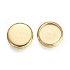 304 Stainless Steel Plain Edge Bezel Cups STAS-E460-10G-8MM-1