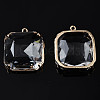 Transparent Glass Pendants GLAA-Q088-020-4