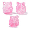 Transparent Spray Paint Glass Beads GLAA-H035-01-2