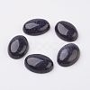 Synthetic Blue Goldstone Flat Back Cabochons G-G741-22x30mm-09-1