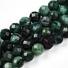 Natural Fuchsite Beads Strands G-T140-20B-1
