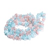 Natural White Jade Beads Strands G-F703-15-1-2