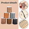 6 Rolls 6 Styles 50M Flat PVC Cords OCOR-PH0002-55-6