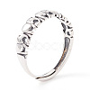 Elephant 925 Sterling Silver Adjustable Rings for Men Women STER-G032-03AS-2