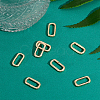 Brass Spring Gate Rings FIND-WH0127-90G-6