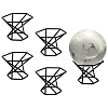 Iron Crystal Ball Holders ODIS-WH0030-150-1