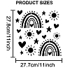 1Pc PET Hollow Out Drawing Painting Stencils DIY-MA0001-33D-2