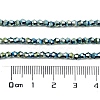 Transparent Electroplate Glass Beads Strands EGLA-A039-T2mm-UA06-4