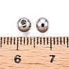 Tarnish Resistant 201 Stainless Steel Beads STAS-R033-5mm-3