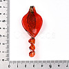 Handmade Gold Sand Lampwork Big Pendants LAMP-T023-09-4