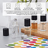 24Pcs Transparent Glass Roller Ball Bottles MRMJ-BC0003-36-6