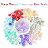 25Pcs 5 Style Ocean Themed Transparent Glass Beads Sets GLAA-YW0003-40A-2