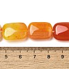 Natural Striped Agate/Banded Agate Beads Strands G-B137-B01-01I-5