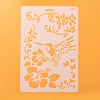 Plastic Reusable Drawing Painting Stencils Templates DIY-F018-B10-1
