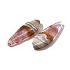 Natural Amethyst Lace Agate Pendants G-A244-07B-2