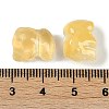 Spray Painted Glass Beads GLAA-Z007-04E-3